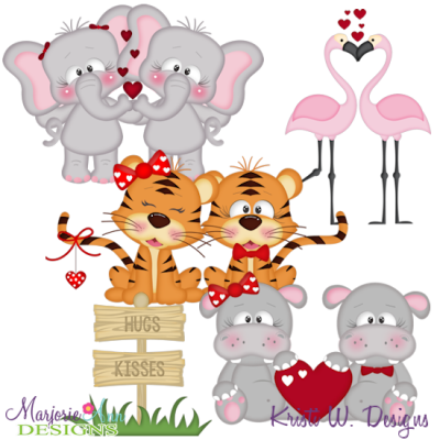 I'm Wild About You TWO SVG Cutting Files Includes Clipart