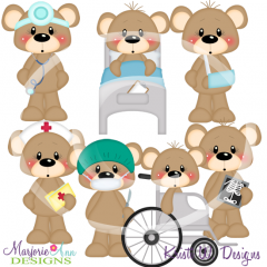 Franklin-Doctor Visit SVG Cutting Files/Paper Piecing +Clipart