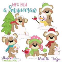 Payton's Winter Friends SVG Cutting Files Includes Clipart