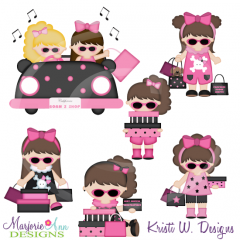 Born To Shop Cutting Files-Includes Clipart