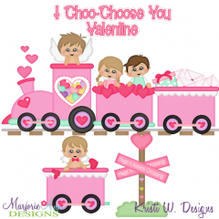 Love Express SVG Cutting Files Includes Clipart
