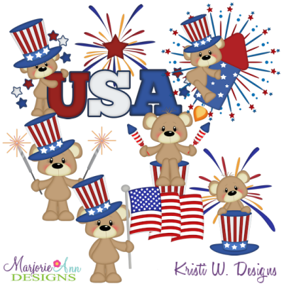 Payton The Patriot SVG Cutting Files + Clipart