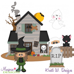 Spooky Friends SVG Cutting Files Includes Clipart