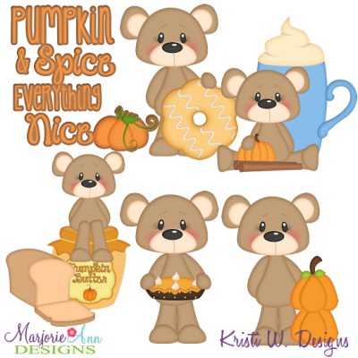 Pumpkin Spice & Everything Nice SVG Cutting Files + Clipart