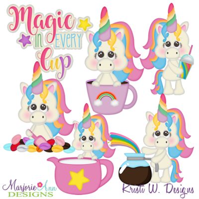 Magic In Every Cup SVG Cutting Files Includes Clipart