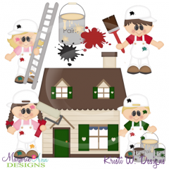 When I Grow Up~Painter SVG Cutting Files+Clipart