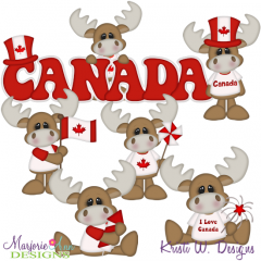 Happy Canada Day SVG Cutting Files + Clipart