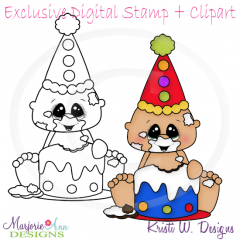 Cake Smash Birthday Boy SVG Cutting Files Includes Clipart