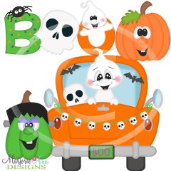 Little Boo Thing SVG Cutting Files + Clipart