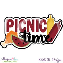 FREE-Picnic Time SVG Cutting Files Includes Clipart