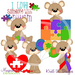 Franklin-I Love Someone With Autism SVG Cutting Files+Clipart