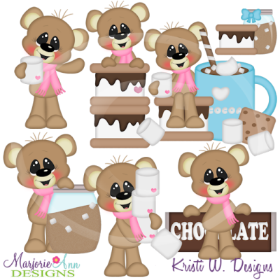 Smore Cocoa EXCLUSIVE SVG Cutting Files Includes Clipart