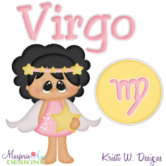 Zodiac Friends~Virgo SVG Cutting Files + Clipart