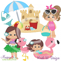 Aloha SVG Cutting Files/Paper Piecing +Clipart