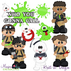 Ghostbusters SVG Cutting Files Includes Clipart