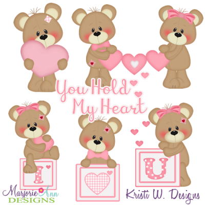 You Hold My Heart SVG Cutting Files + Clipart