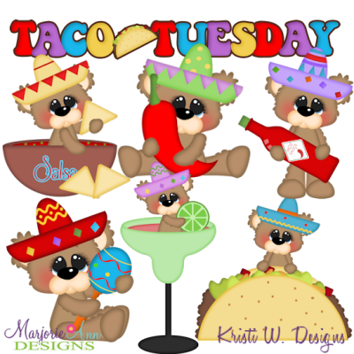 Taco Tuesday SVG Cutting Files Includes Clipart