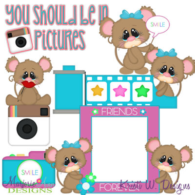 You Should Be In Pictures Exclusive SVG Cutting Files + Clipart