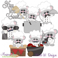 Italian Mice SVG Cutting Files Includes Clipart