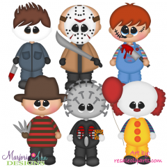 Nightmare Exclusive SVG Cutting Files + Clipart