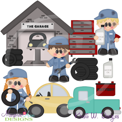 When I Grow Up~Mechanic Cutting Files-Includes Clipart