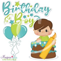 Birthday Boy 2024 SVG Cutting Files + Clipart