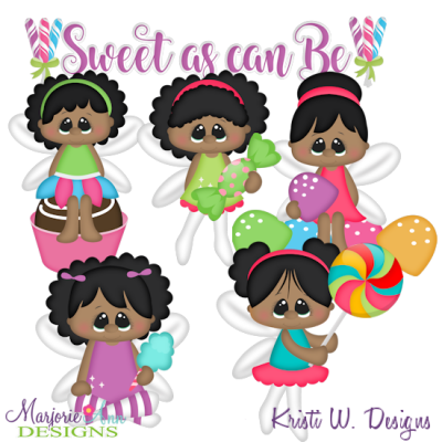 Sweet As Can Be-African American SVG Cutting Files + Clipart