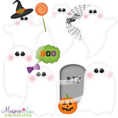 Haunted SVG Cutting Files + Clipart