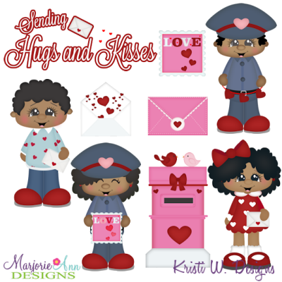 Love Letters-African American SVG Cutting Files Includes Clipart