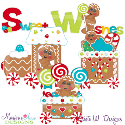 Sweet Ginger Express SVG Cutting Files Includes Clipart