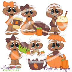 Autumn Sweets SVG Cutting Files Includes Clipart