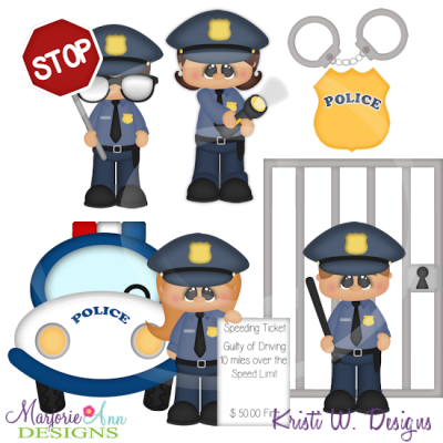 When I Grow Up-Police Officer(2015) Cutting Files- Plus Clipart