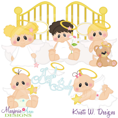 Little Blessings SVG Cutting Files Includes Clipart