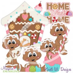Home Sweet Home Gingers SVG Cutting Files/Paper Piecing +Clipart
