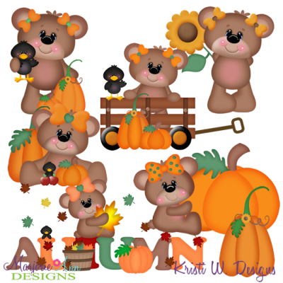 Betsy Loves Fall SVG Cutting Files + Clipart
