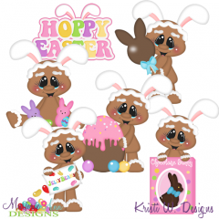 Sweet Easter SVG Cutting Files Includes Clipart