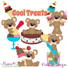 Cool Treats 2 SVG Cutting Files + Clipart