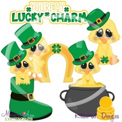 You're My Lucky Charm-Ducks SVG Cutting Files + Clipart