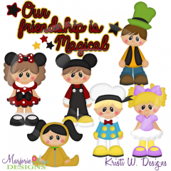Our Friendship Is Magical SVG Cutting Files Includes Clipart