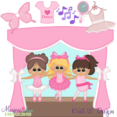 When I Grow Up~Ballerina Two Cutting Files-Includes Clipart