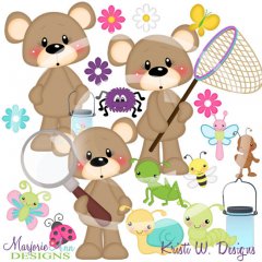 Franklin-Bug Hunt SVG Cutting Files/Paper Piecing + Clipart
