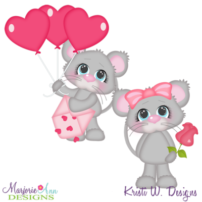 For My Valentine SVG Cutting Files + Clipart