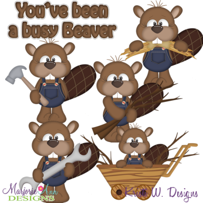 Busy Beaver's SVG Cutting Files + Clipart