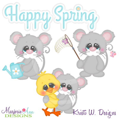 Spring Squeaks Cutting Files-Includes Clipart