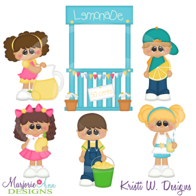 My First Lemonade Stand Cutting Files-Includes Clipart