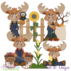 Marty Loves Fall SVG Cutting Files Includes Clipart