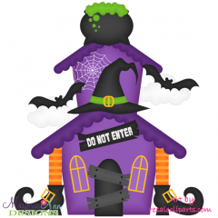 Witch House Exclusive SVG Cutting Files Includes Clipart