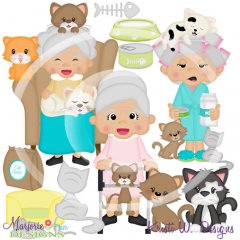 Cat Lover SVG Cutting Files/Paper Piecing +Clipart