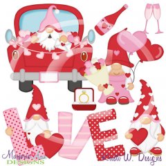 Will You Be My Gnomie? SVG Cutting Files/Paper Piecing +Clipart