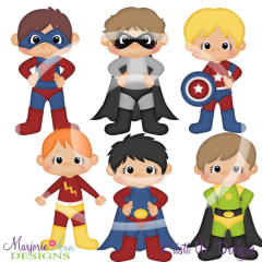 You're Super-Boys SVG Cutting Files Includes Clipart